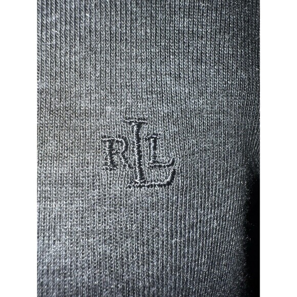 Lauren Ralph Lauren Gray Turtleneck Top 1X Long Sleeve Pullover Classic Basic - Picture 7 of 9